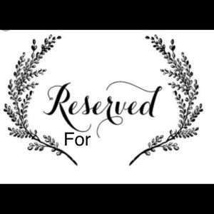 Reserved for Elizabeth Cosby